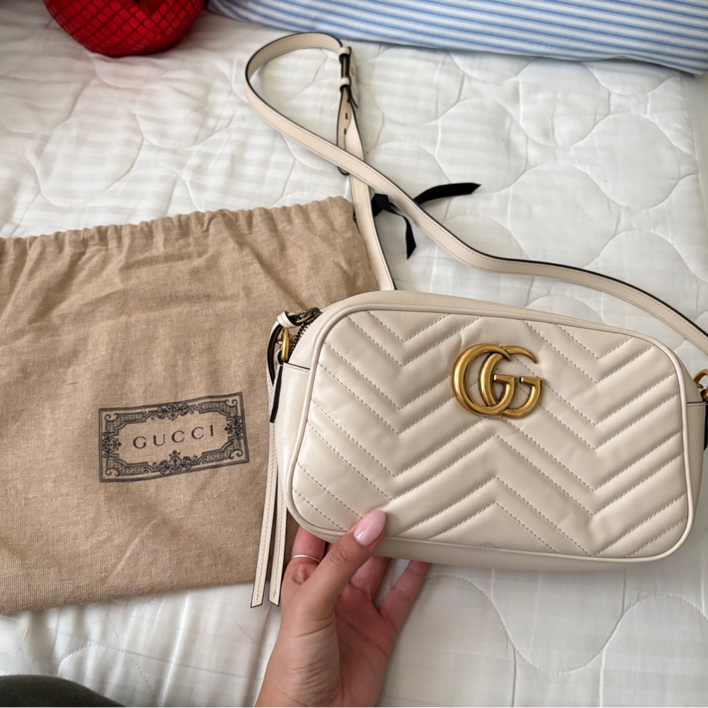 Gucci Cream Crossbody Bag